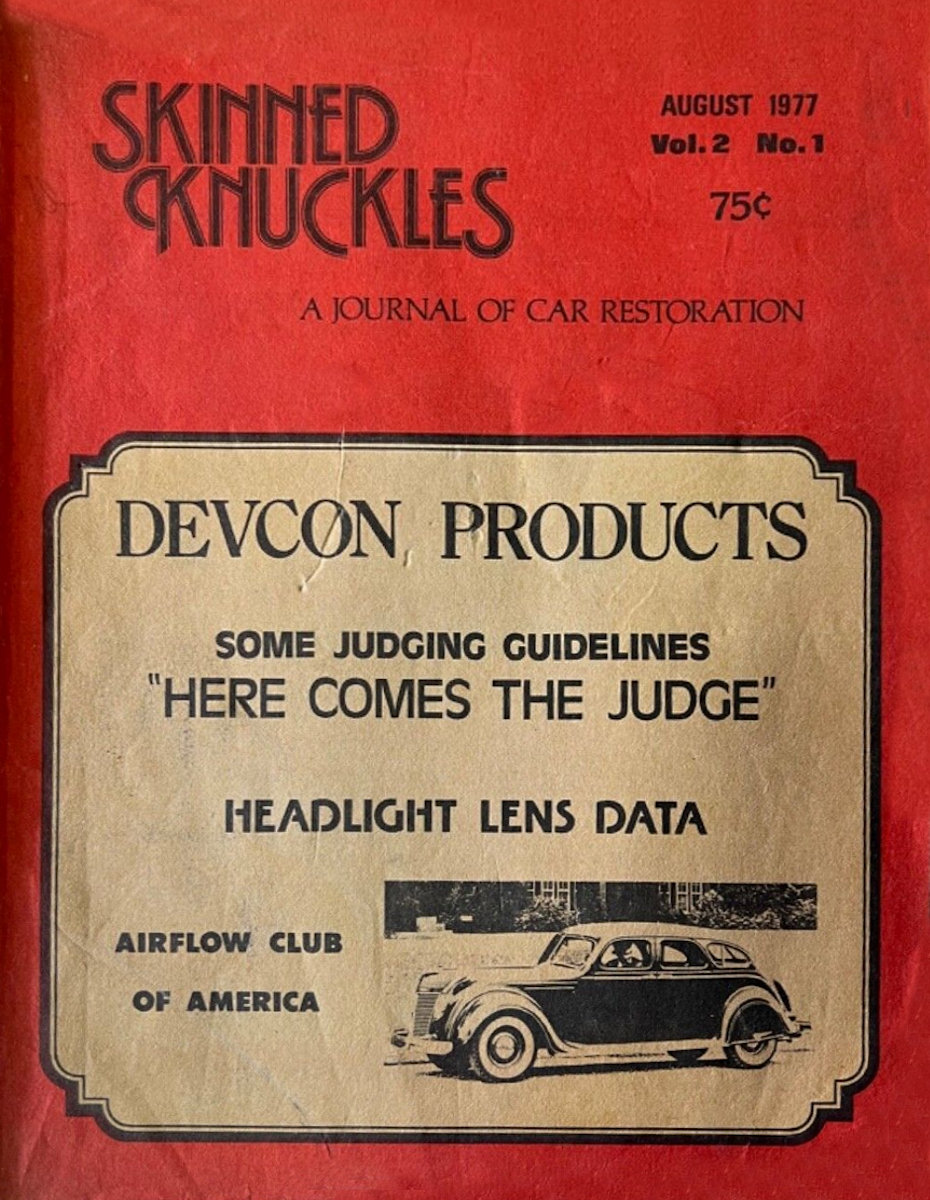 Skinned Knuckles Aug August 1977