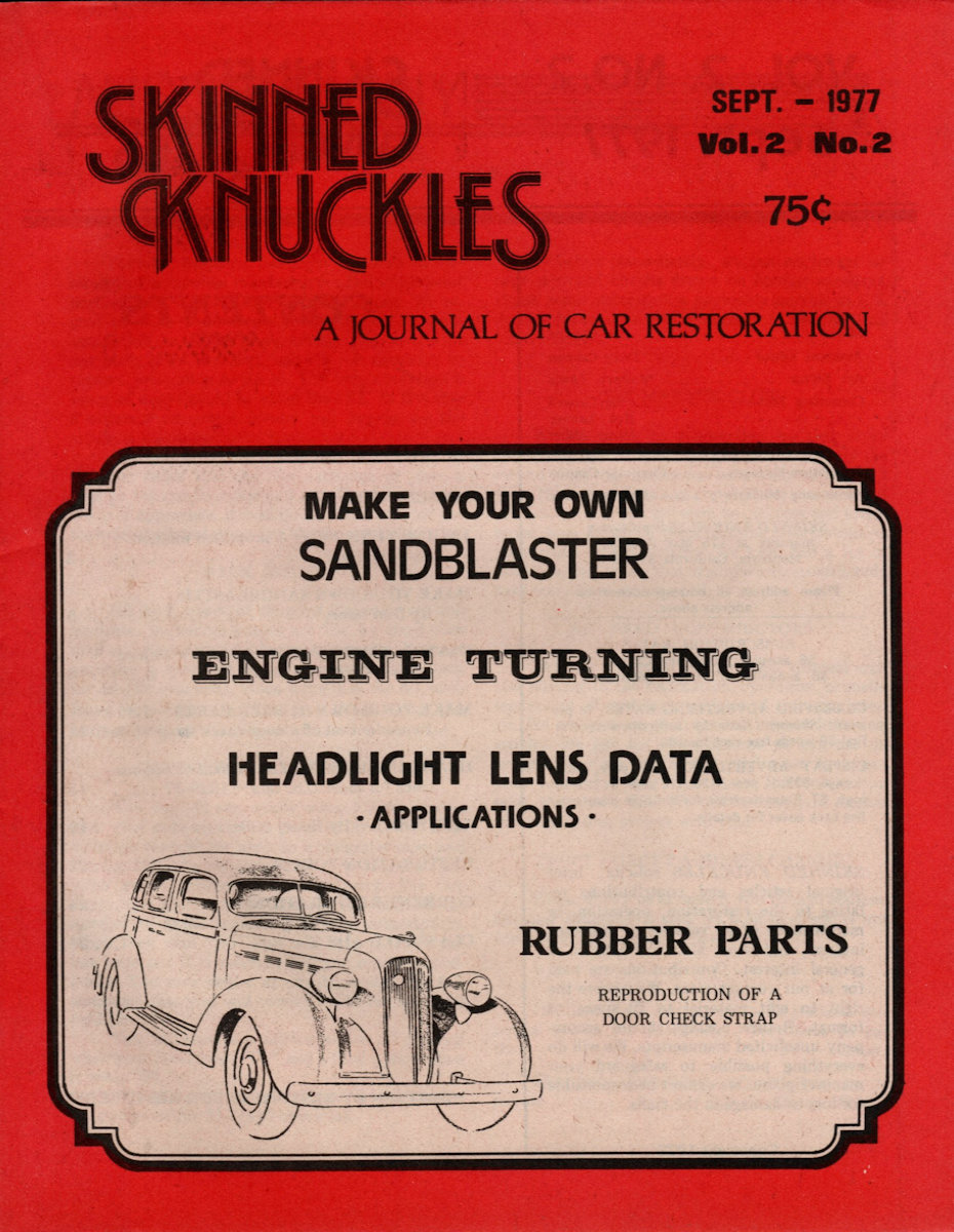 Skinned Knuckles Sept September 1977