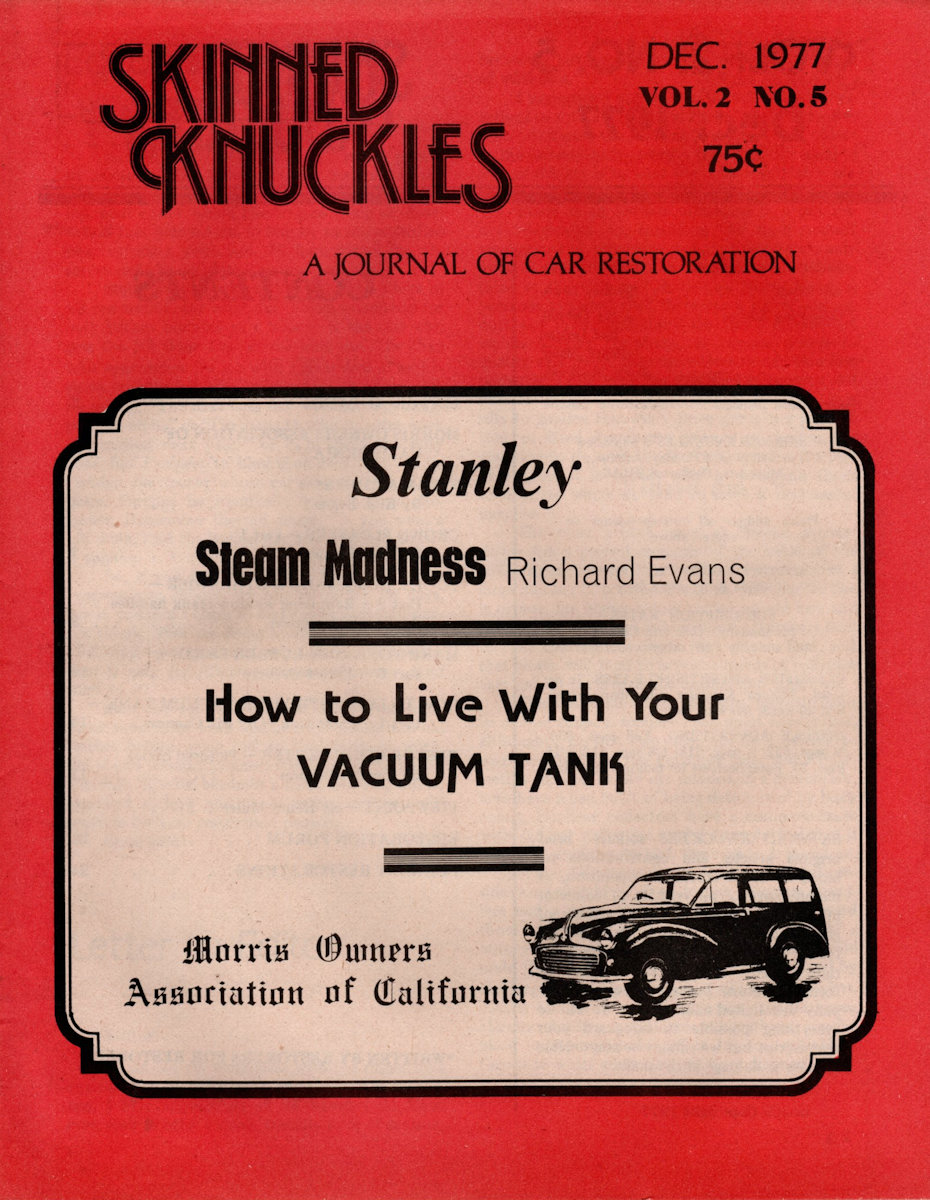 Skinned Knuckles Dec December 1977