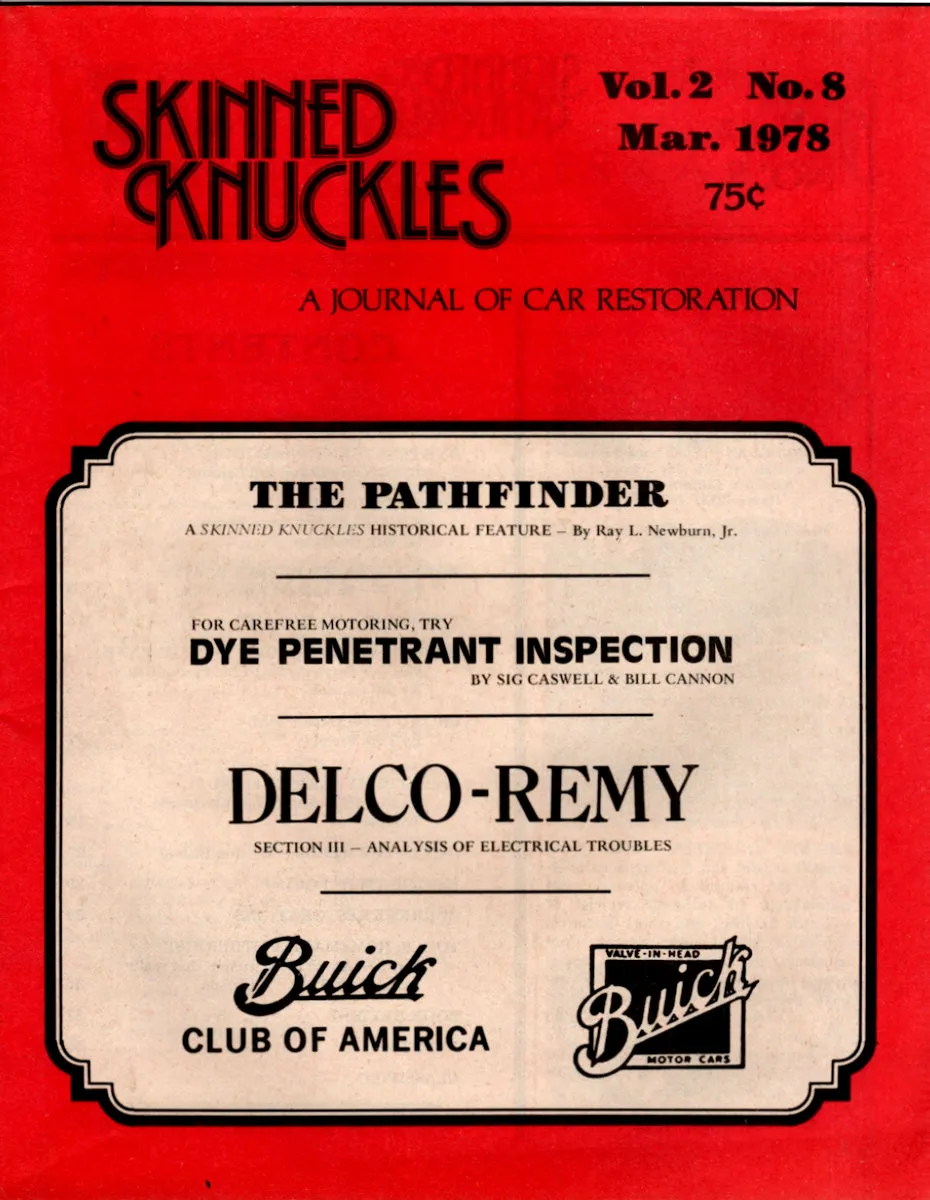 Skinned Knuckles Mar March 1978