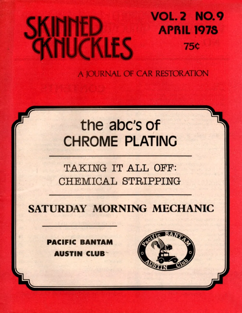 Skinned Knuckles Apr April 1978