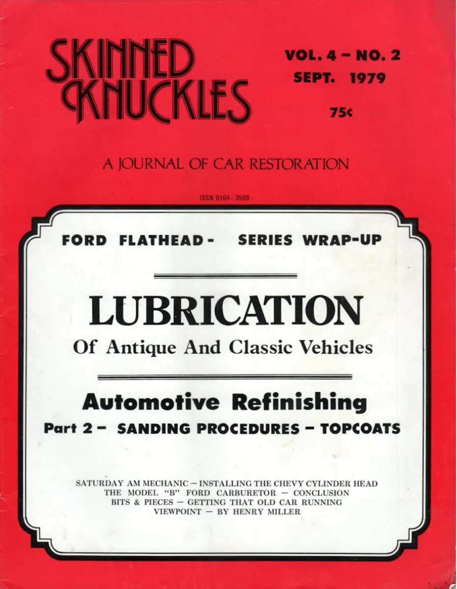 Skinned Knuckles Sept September 1979