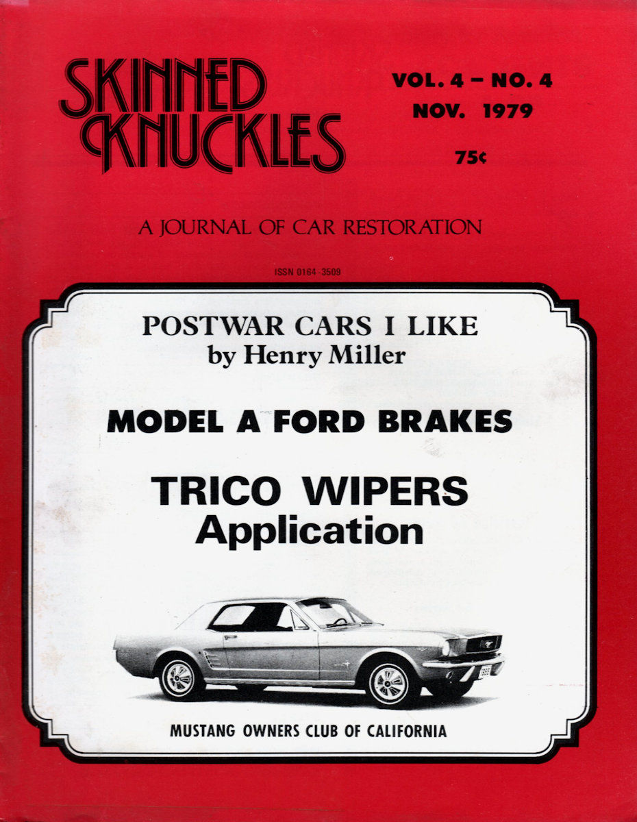 Skinned Knuckles Nov November 1979