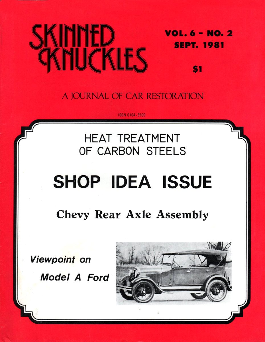 Skinned Knuckles Sept September 1981