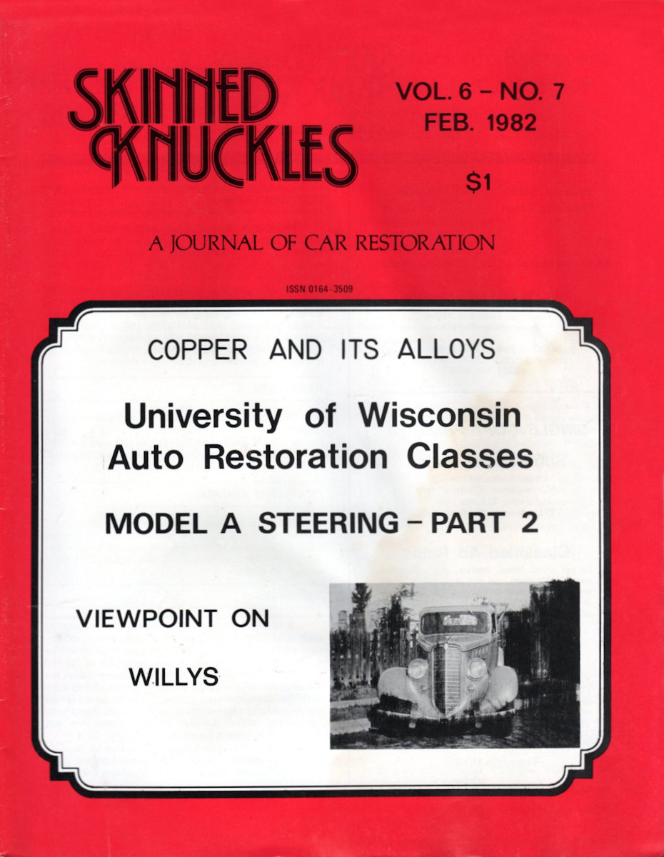 Skinned Knuckles Feb February 1982