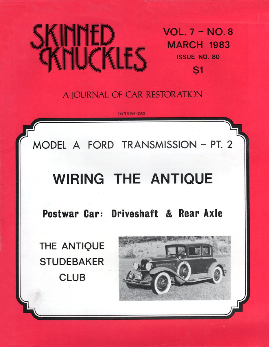 Skinned Knuckles Mar March 1983