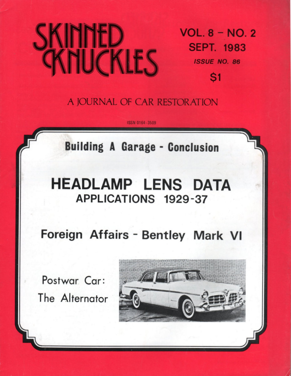 Skinned Knuckles Sept September 1983