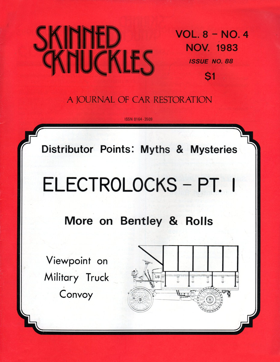 Skinned Knuckles Nov November 1983