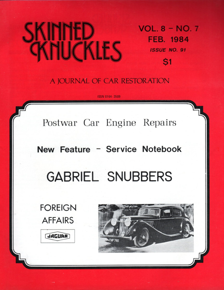 Skinned Knuckles Feb February 1984