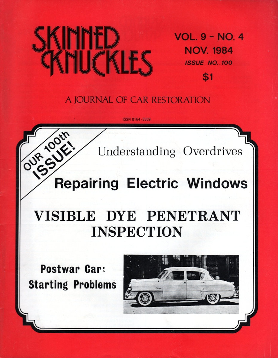Skinned Knuckles Nov November 1984