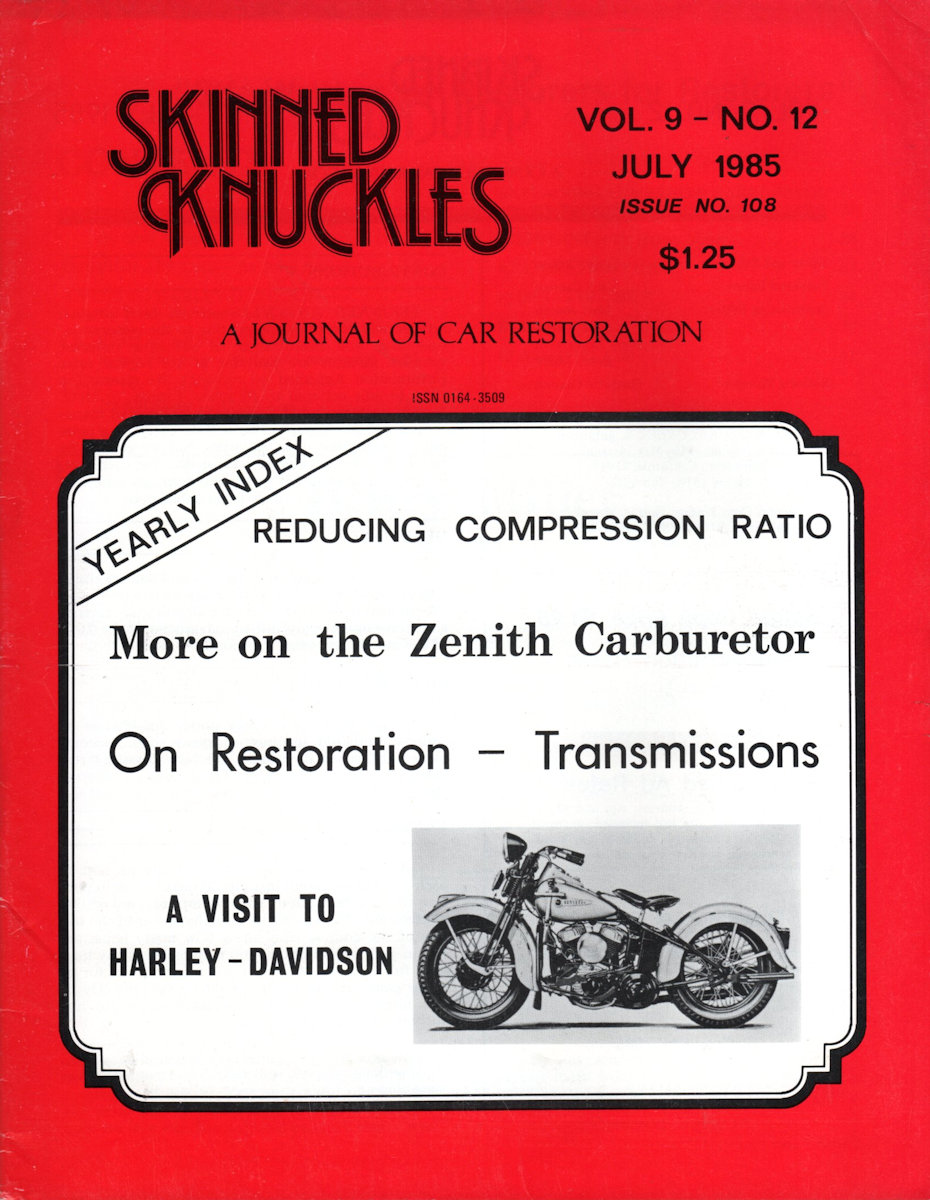 Skinned Knuckles Jul July 1985