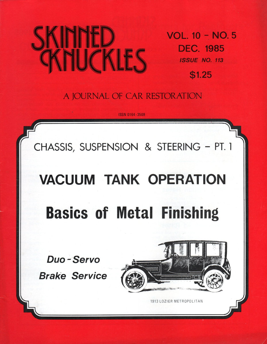 Skinned Knuckles Dec December 1985