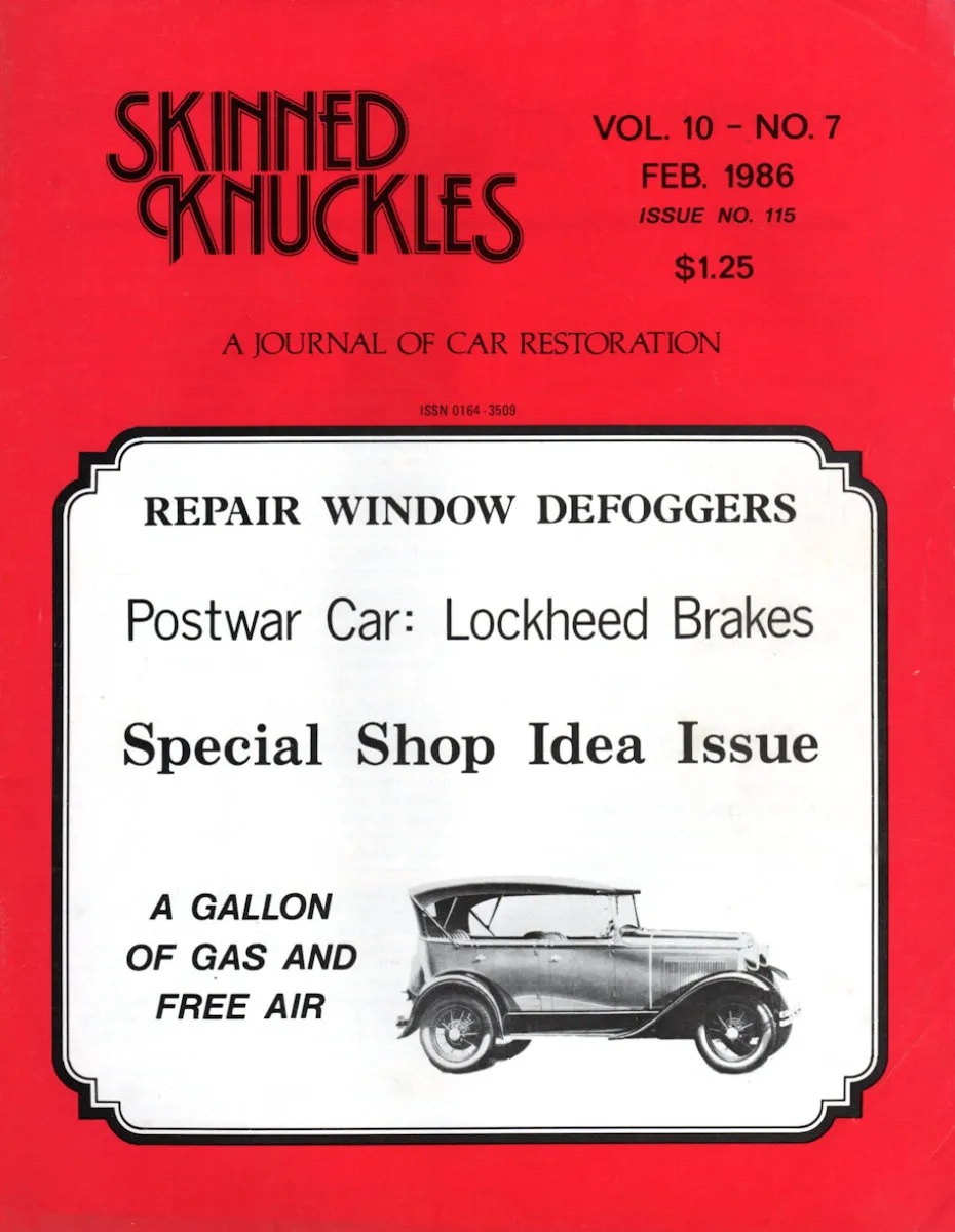 Skinned Knuckles Feb February 1986