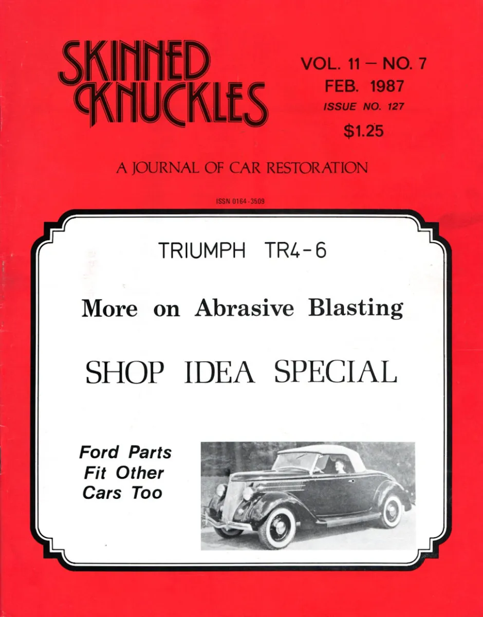 Skinned Knuckles Feb February 1987