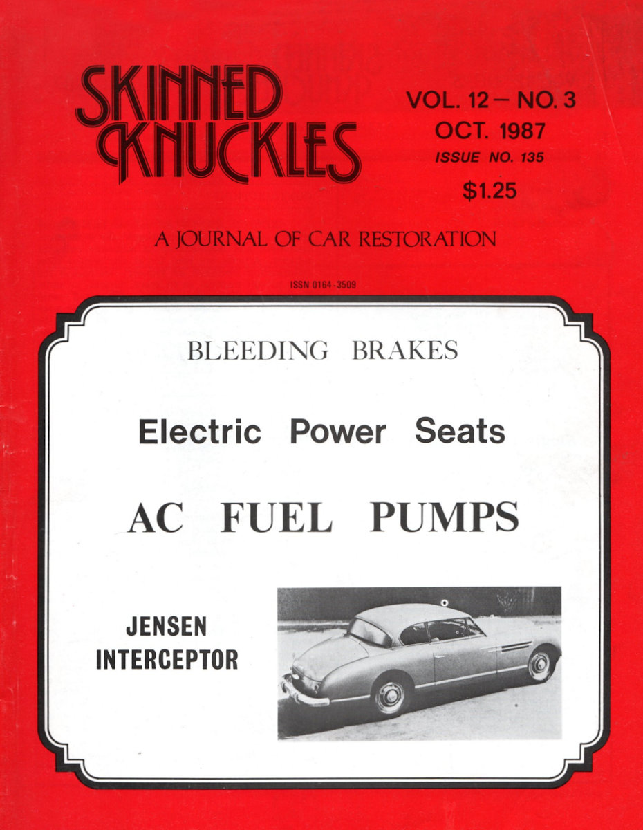 Skinned Knuckles Oct October 1987