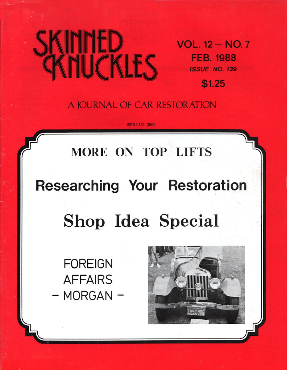 Skinned Knuckles Feb February 1988