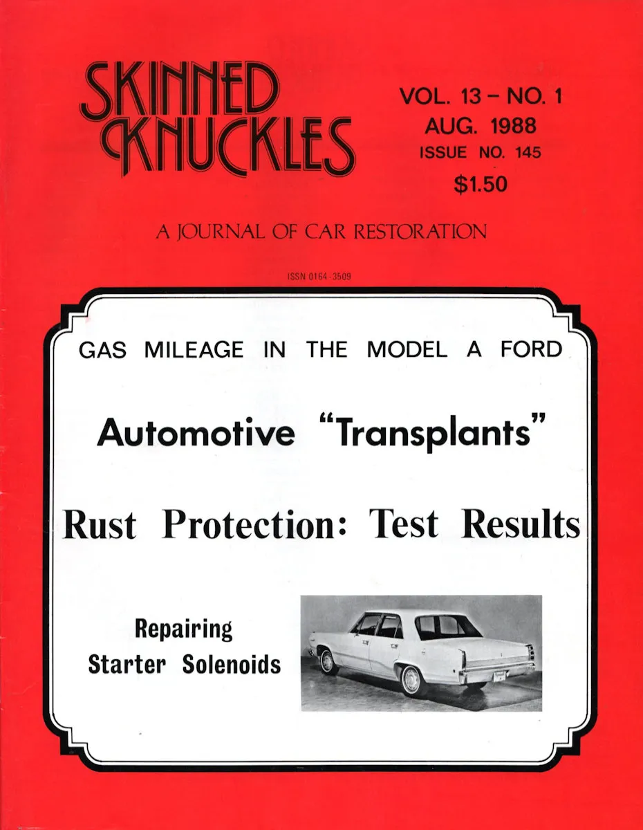 Skinned Knuckles Aug August 1988