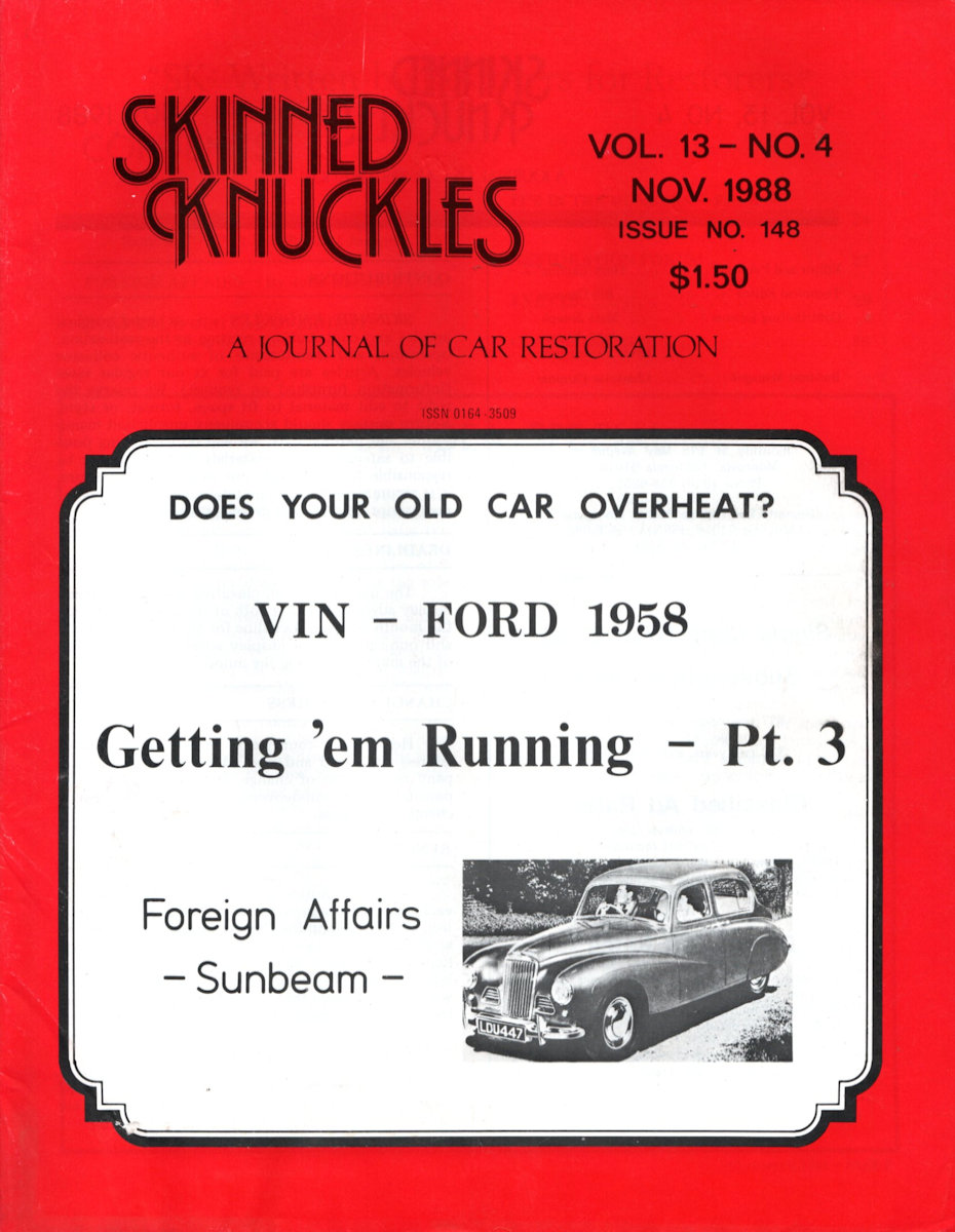 Skinned Knuckles Nov November 1988