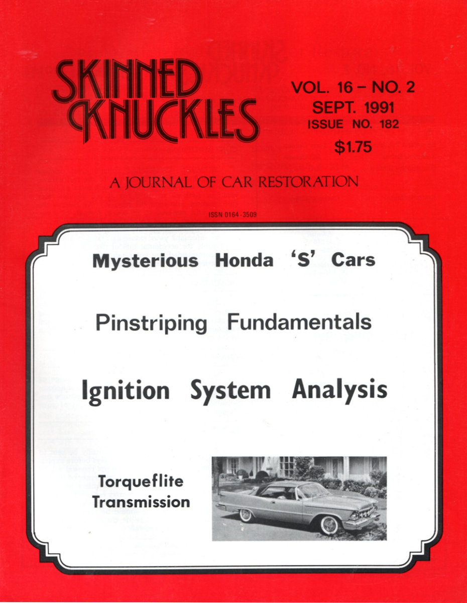 Skinned Knuckles Sept September 1991