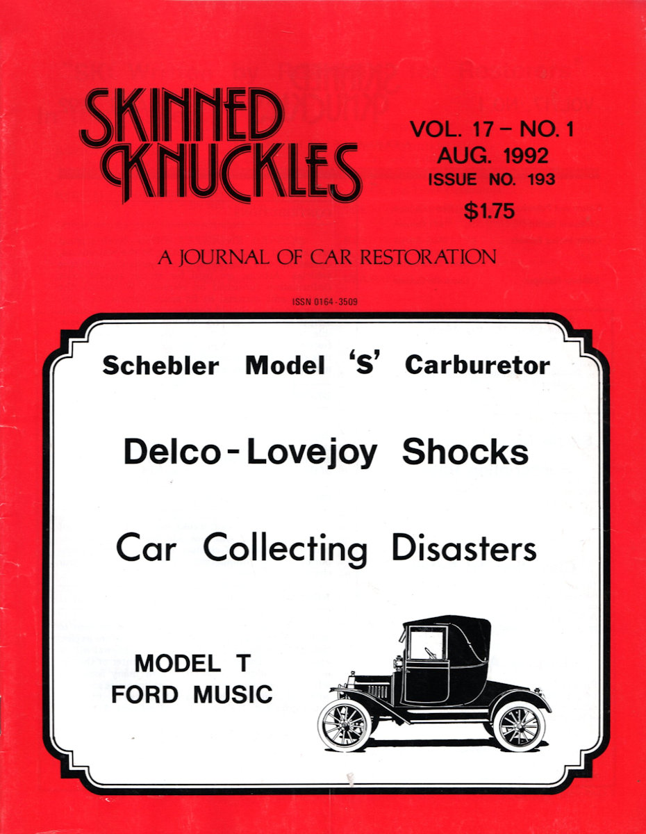 Skinned Knuckles Aug August 1992