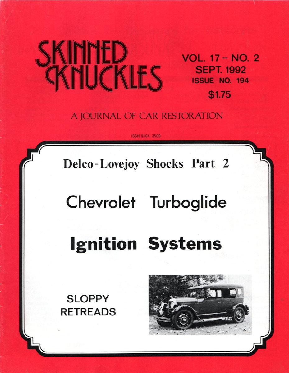 Skinned Knuckles Sept September 1992