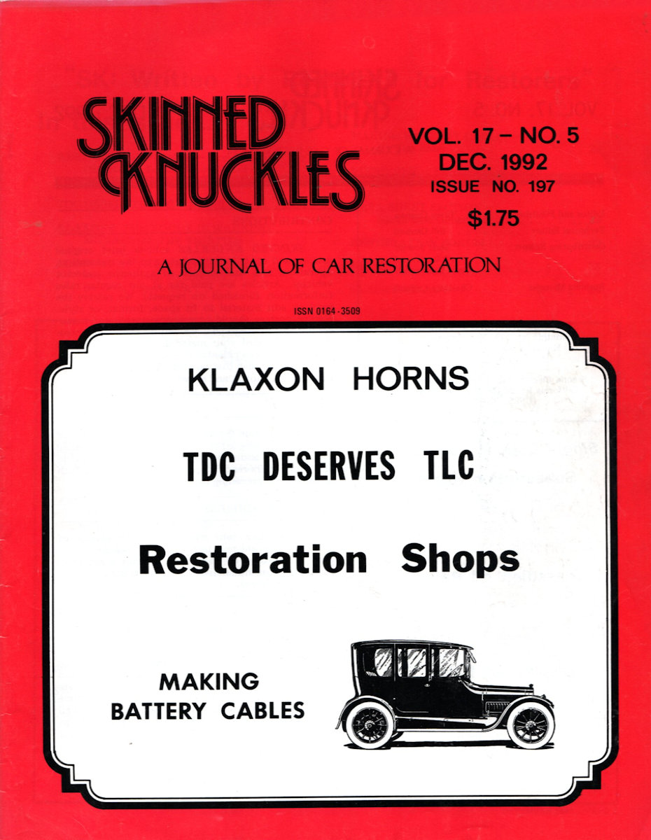 Skinned Knuckles Dec December 1992