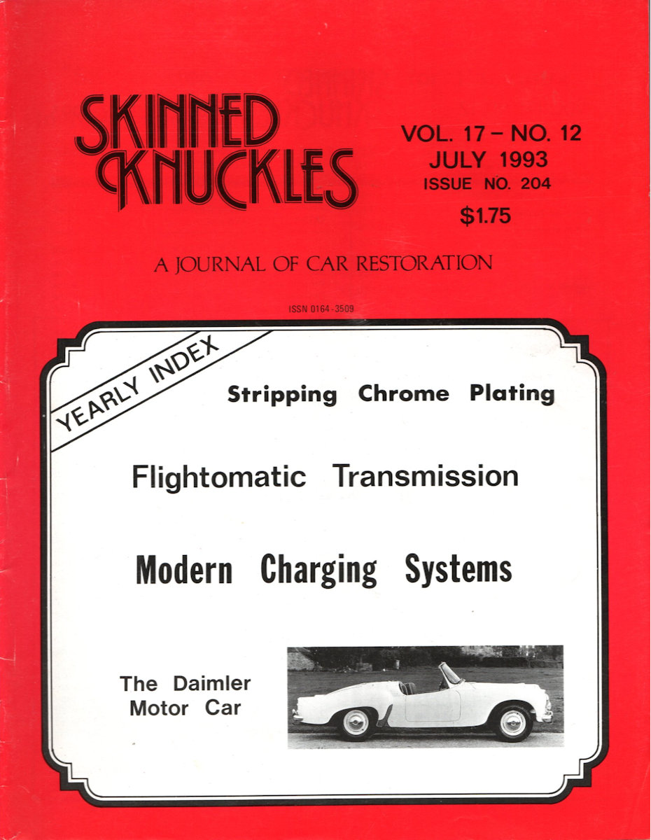 Skinned Knuckles Jul July 1993