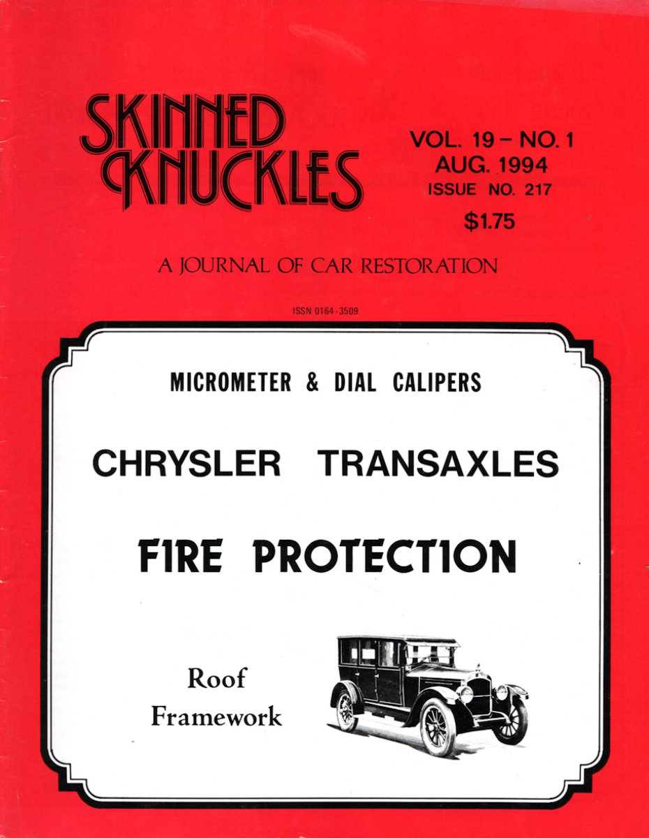 Skinned Knuckles Aug August 1994