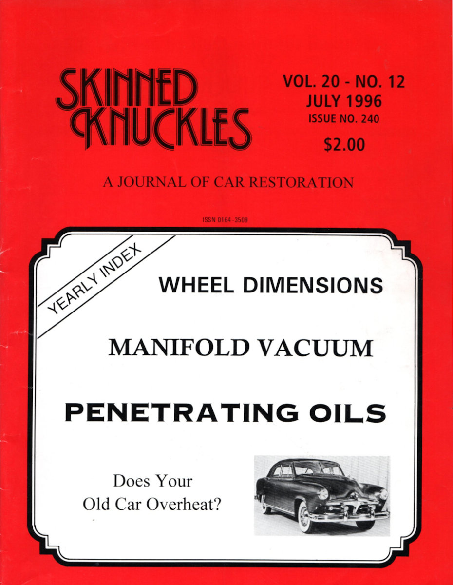 Skinned Knuckles Jul July 1996