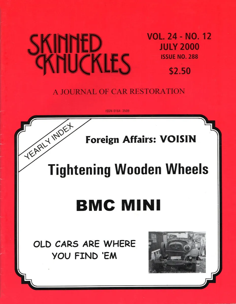 Skinned Knuckles Jul July 2000