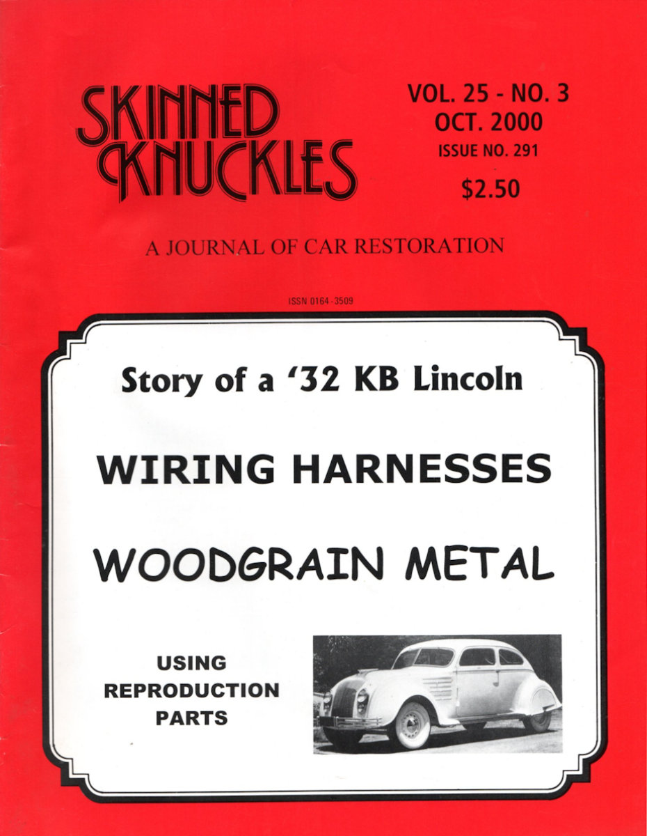Skinned Knuckles Oct October 2000