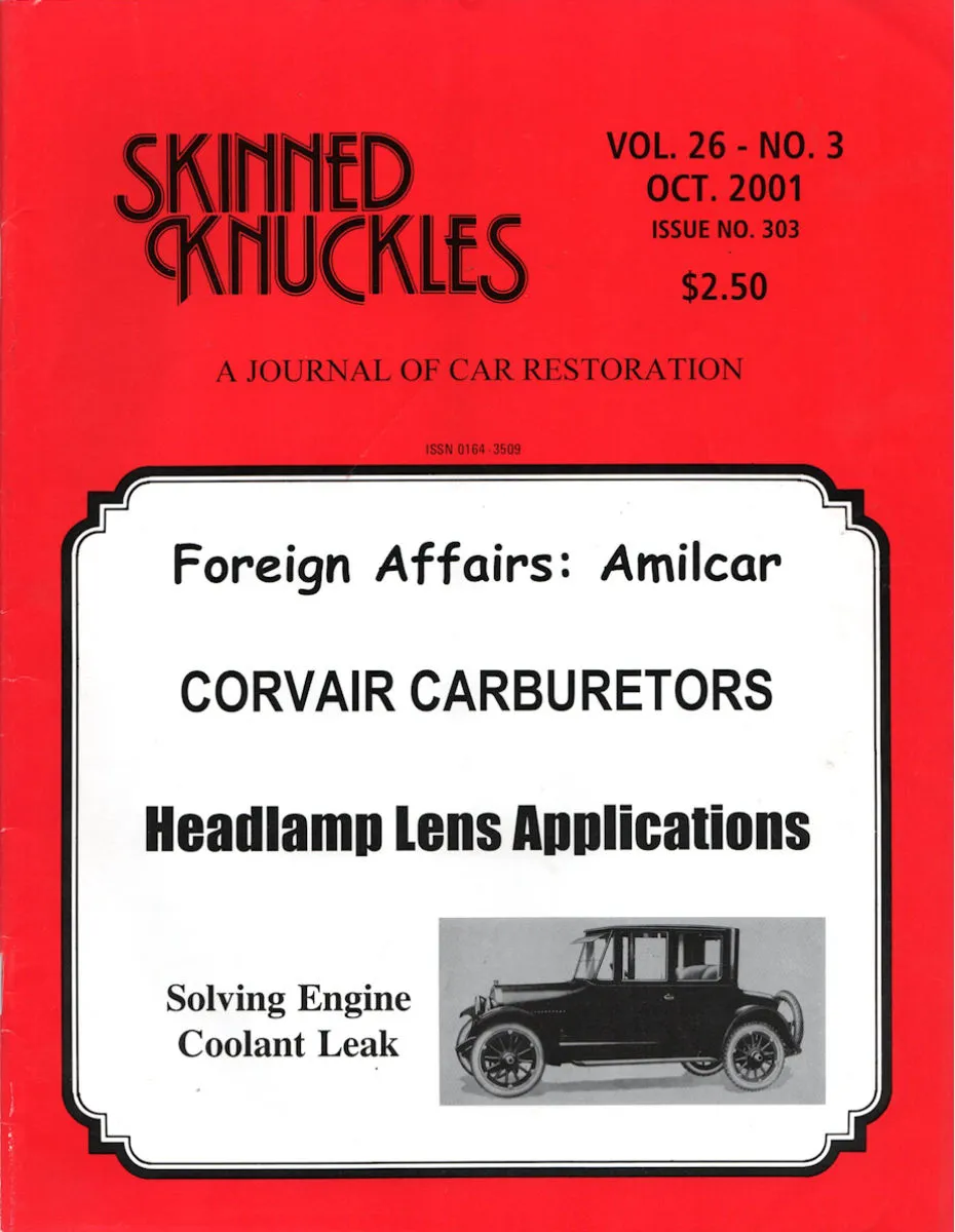 Skinned Knuckles Oct October 2001