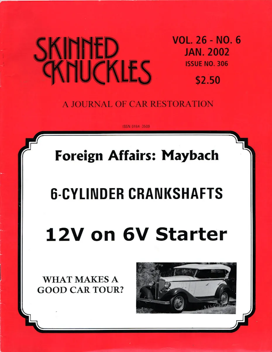 Skinned Knuckles Jan January 2002