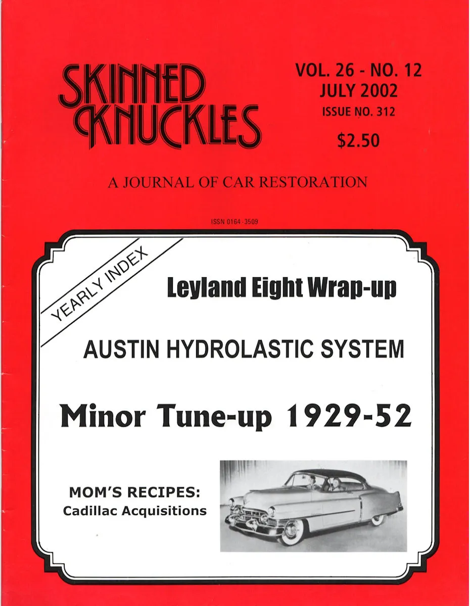 Skinned Knuckles Jul July 2002