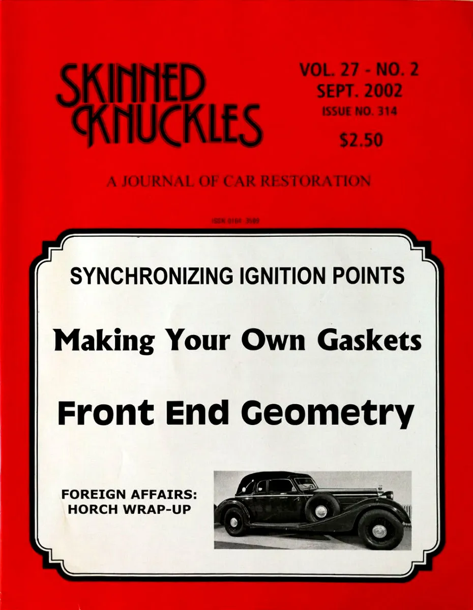 Skinned Knuckles Sept September 2002