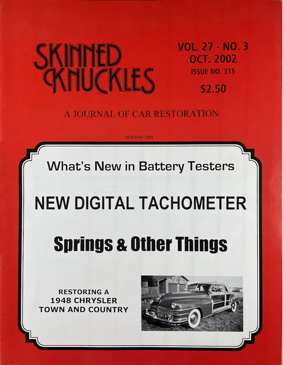 Skinned Knuckles Oct October 2002