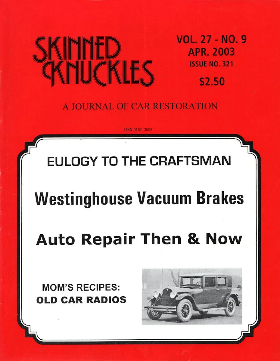 Skinned Knuckles Apr April 2003