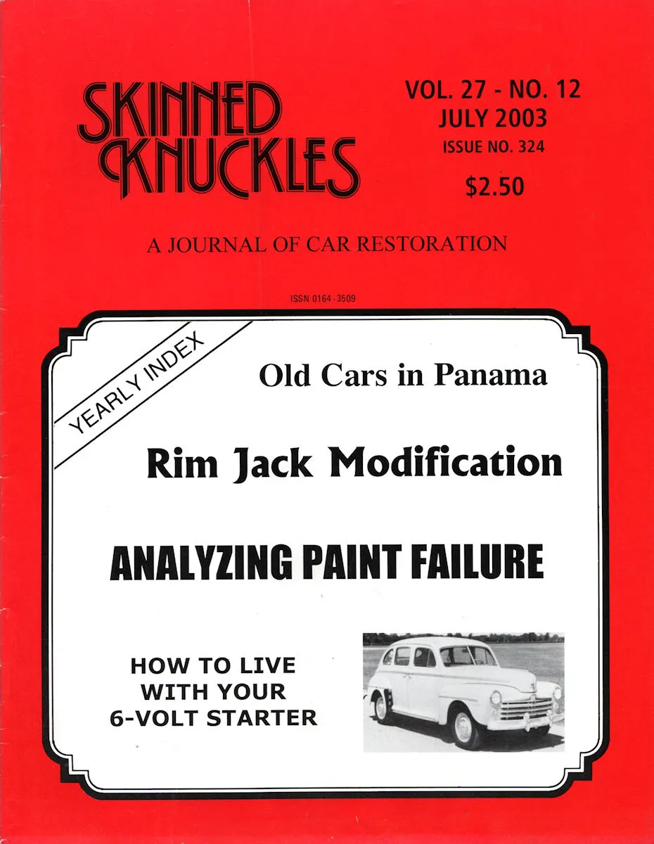 Skinned Knuckles Jul July 2003