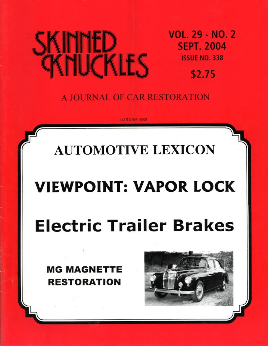 Skinned Knuckles Sept September 2004