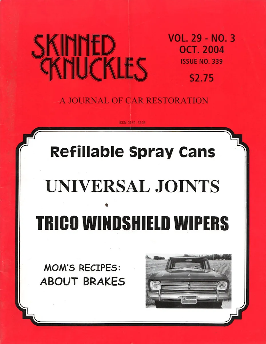 Skinned Knuckles Oct October 2004