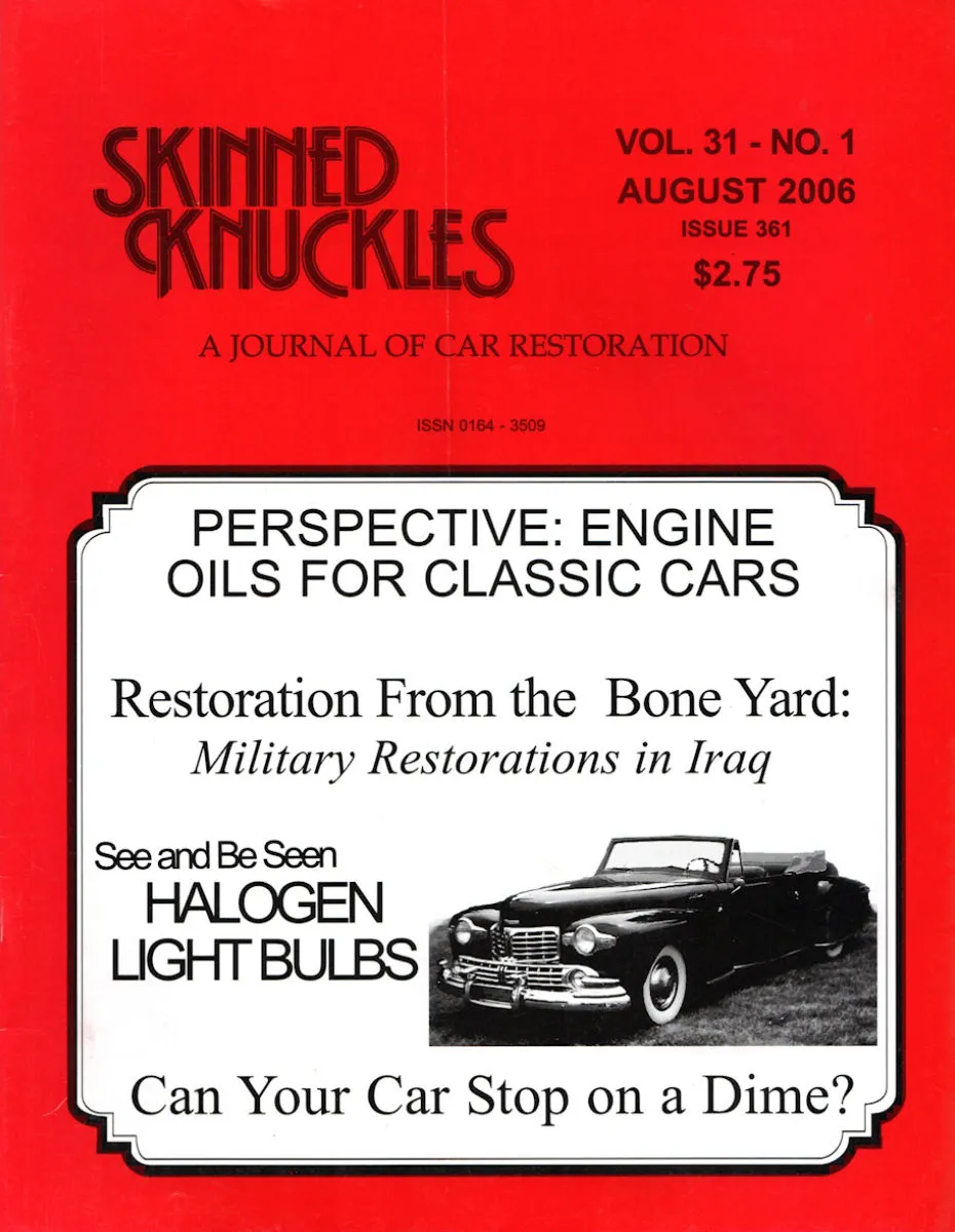 Skinned Knuckles Aug August 2006