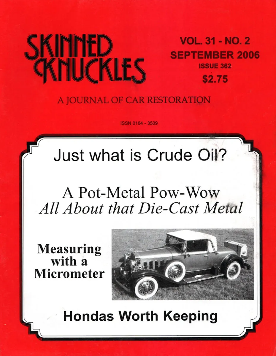 Skinned Knuckles Sept September 2006