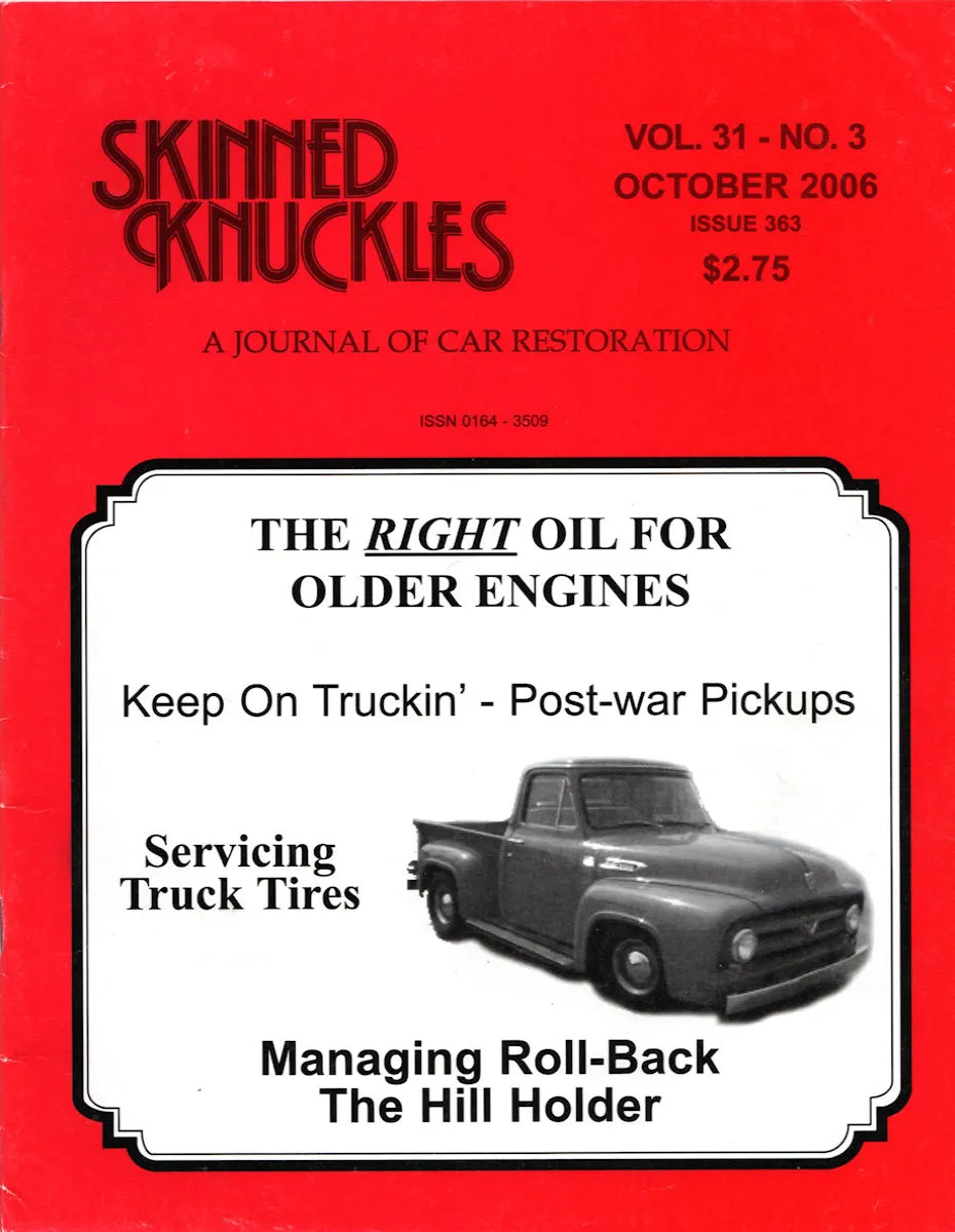 Skinned Knuckles Oct October 2006