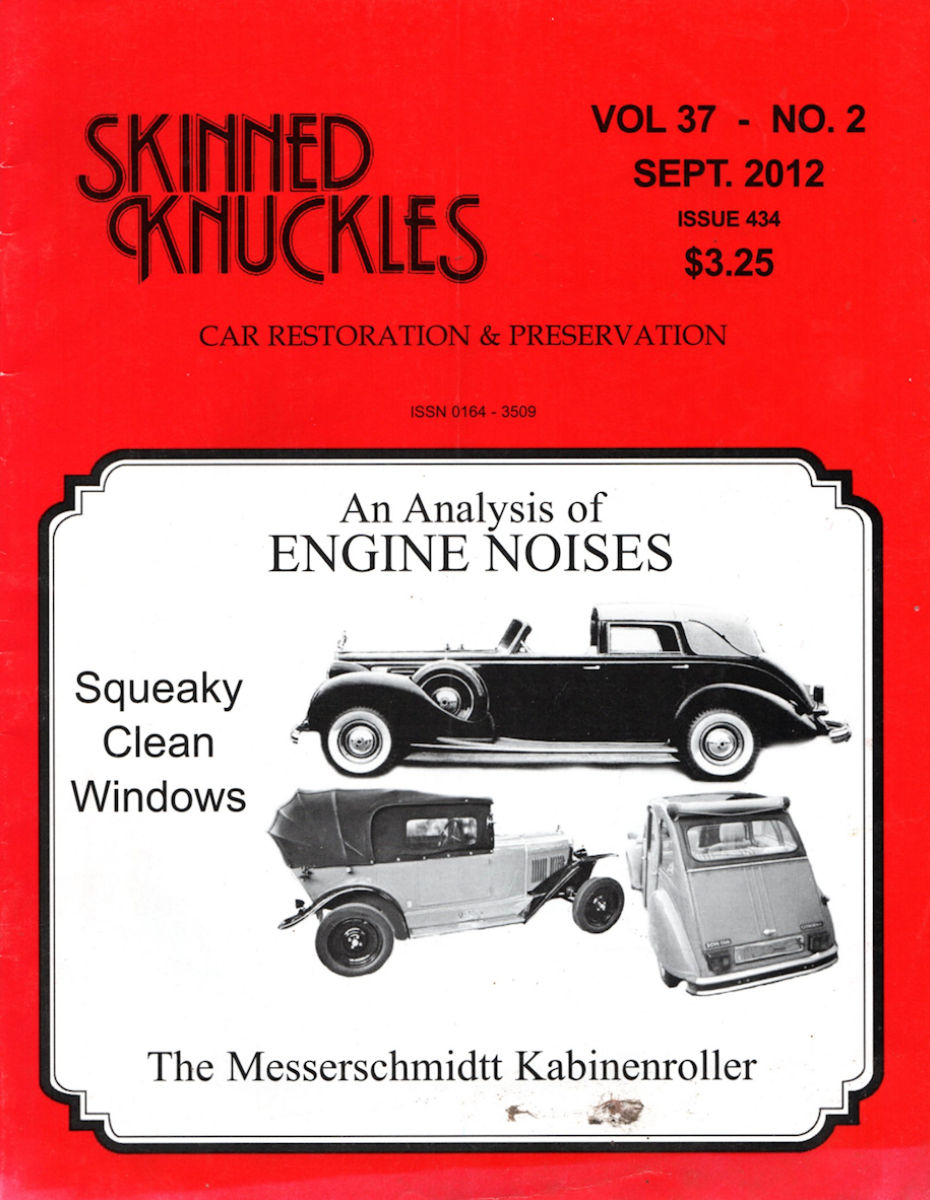 Skinned Knuckles Sept September 2012