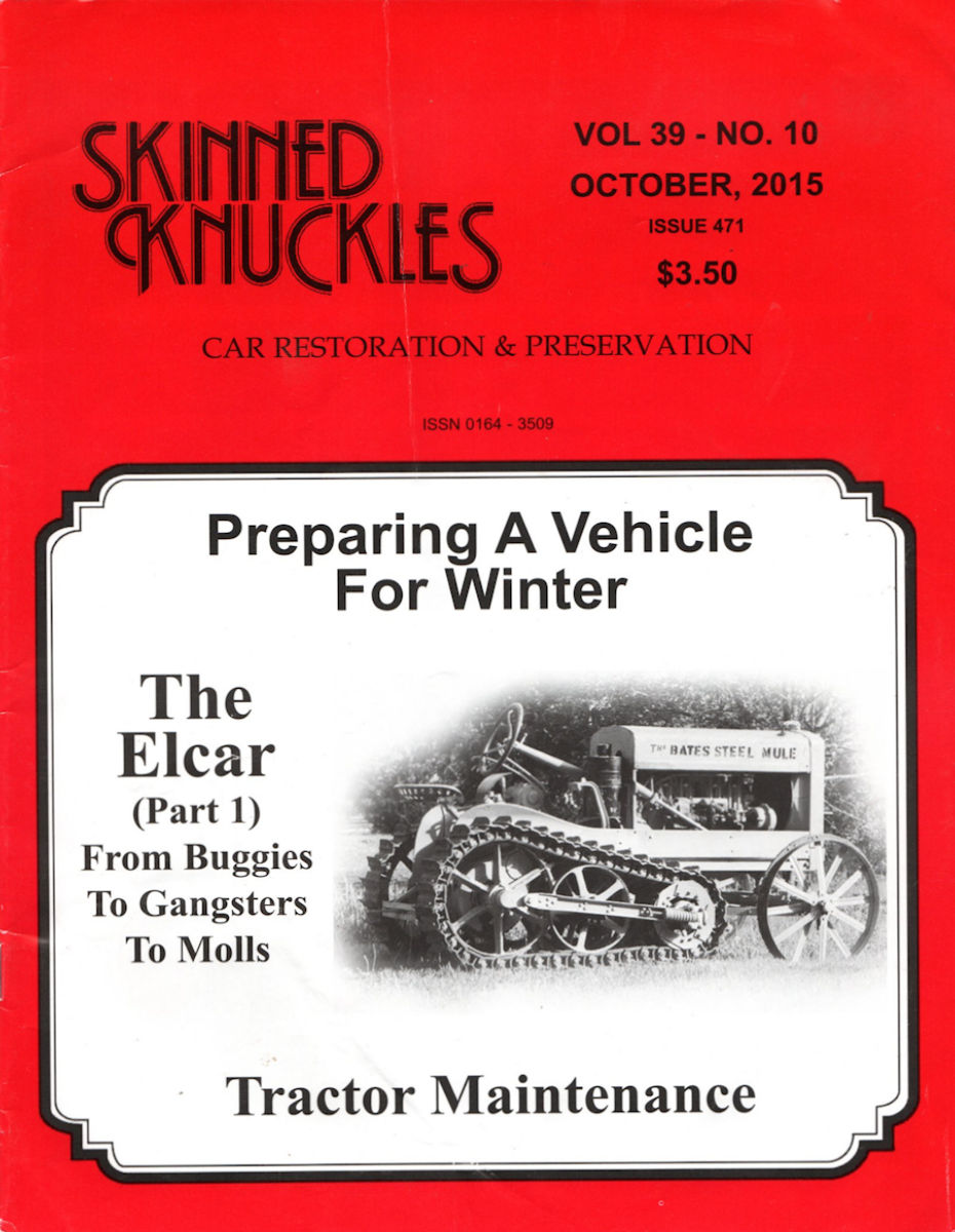 Skinned Knuckles Oct October 2015