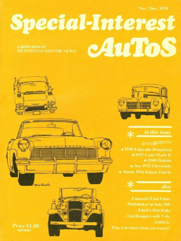 Special Interest Autos Nov November December Dec 1970 