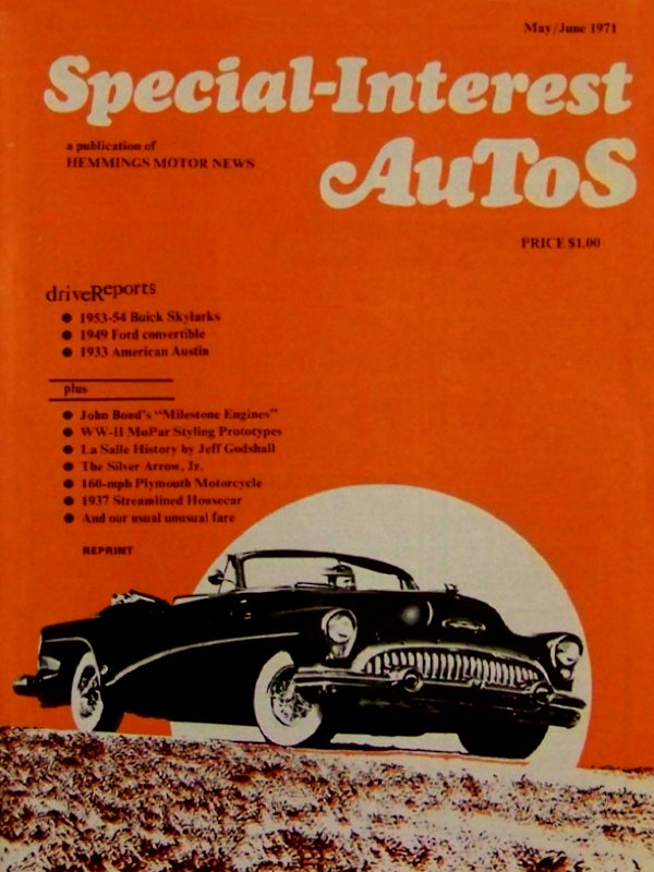 Special Interest Autos May June 1971 