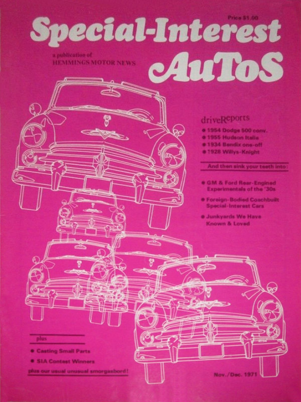 Special Interest Autos Nov November December Dec 1971 