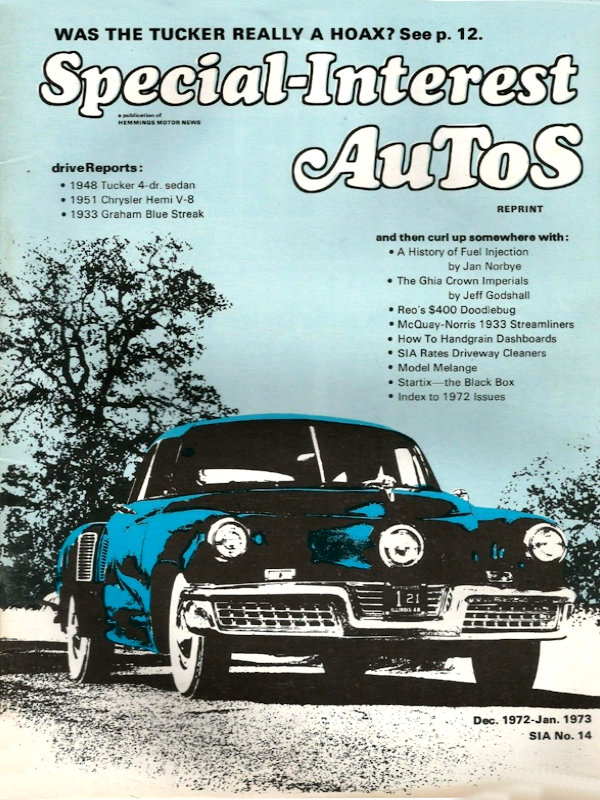 Special Interest Autos Dec December 1972 Jan January 1973 