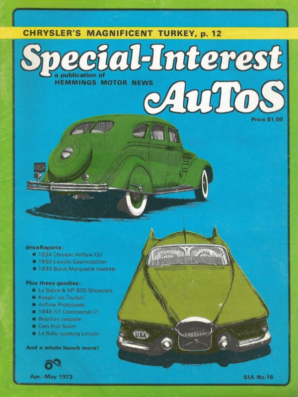 Special Interest Autos Apr April May 1973 